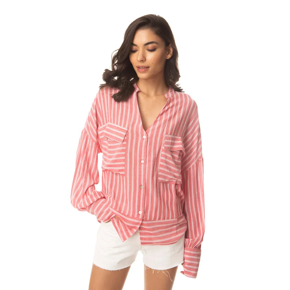 Striped Oversized Shirt