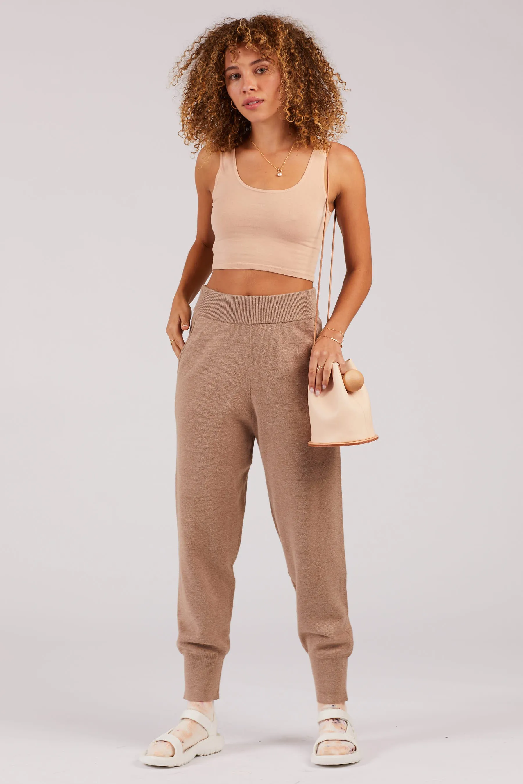 Taupe Jogger Pants