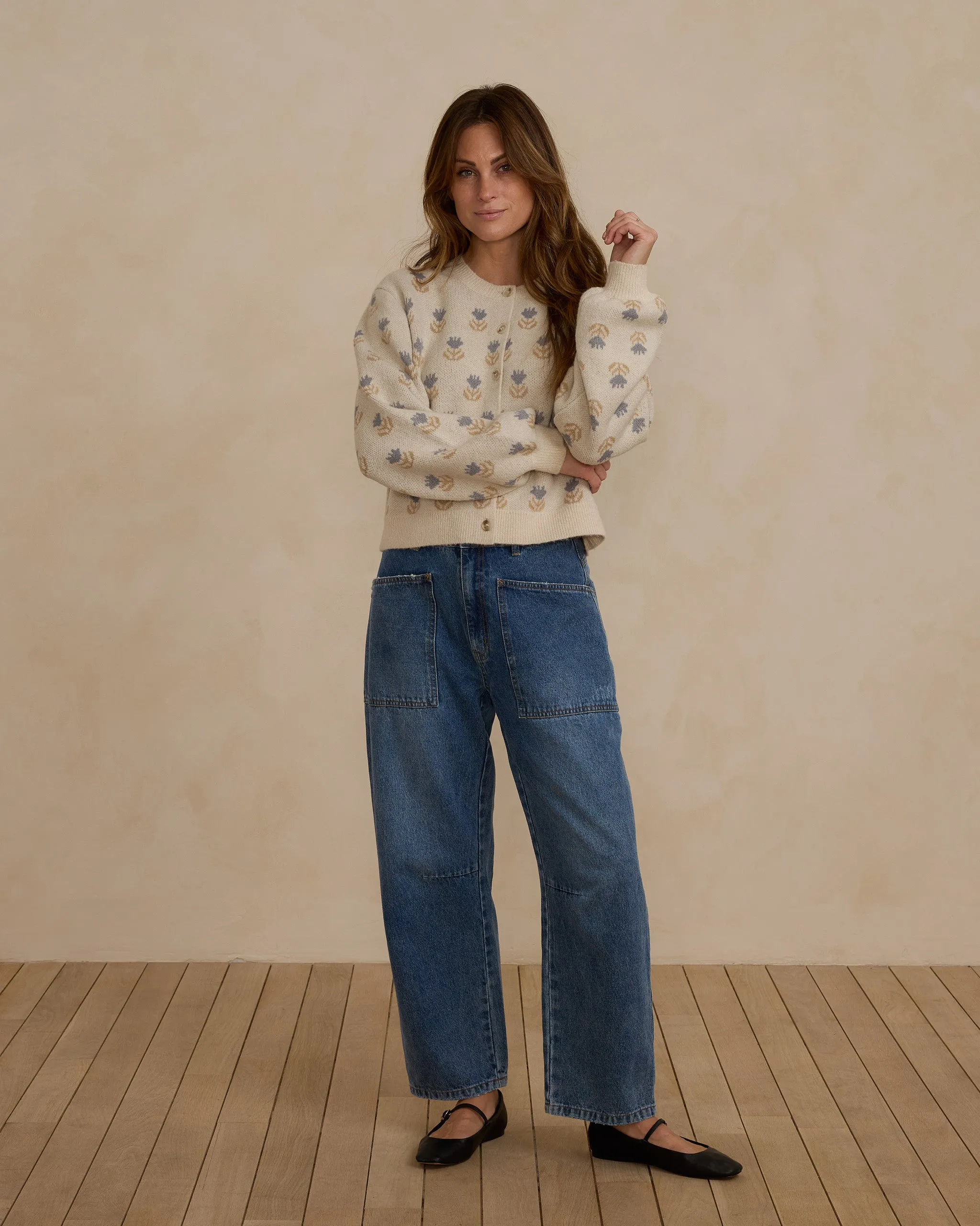 The Barrel Pant by Rylee   Cru - Indigo