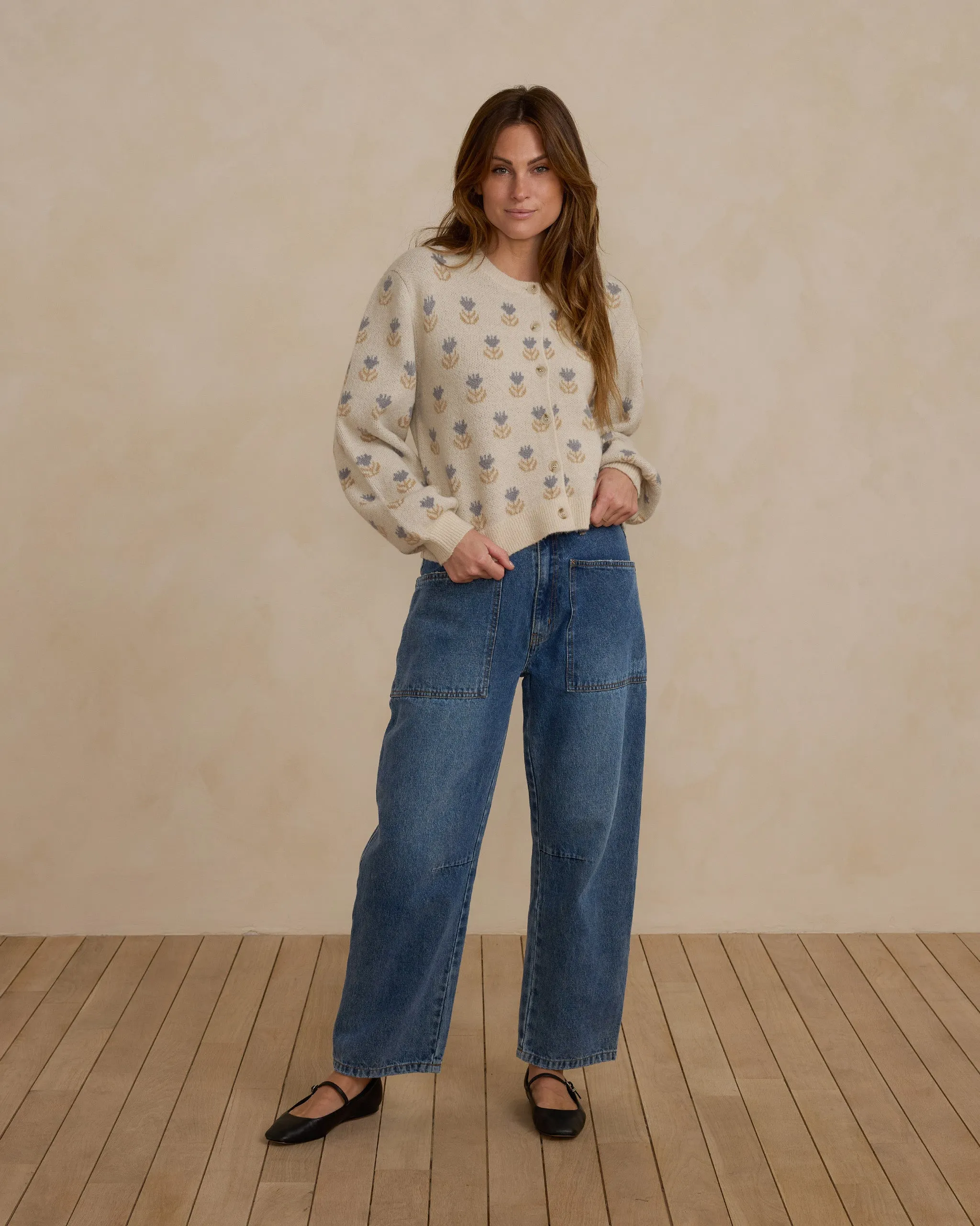 The Barrel Pant by Rylee   Cru - Indigo