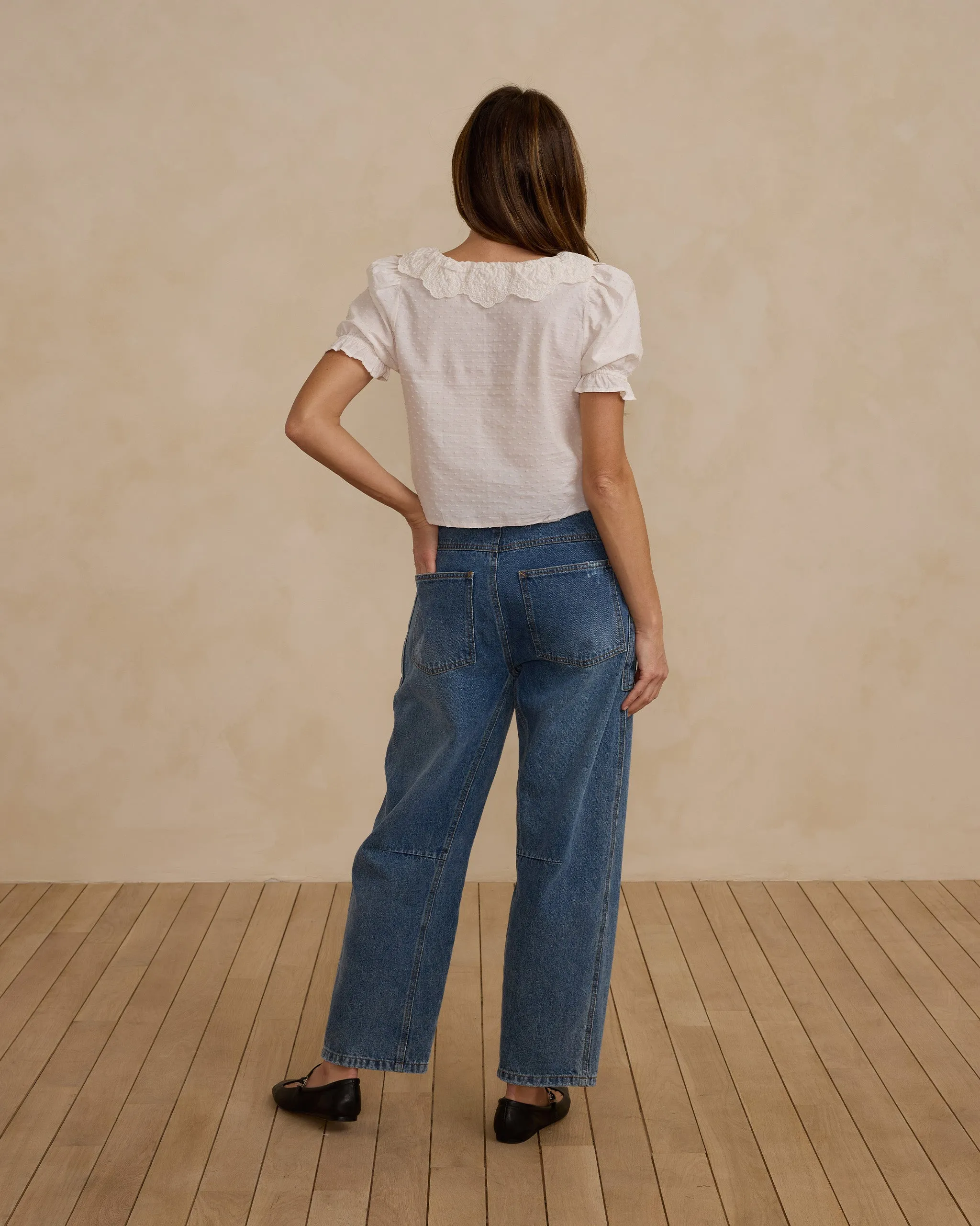 The Barrel Pant by Rylee   Cru - Indigo