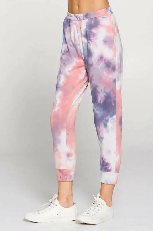 Tie Dye Jogger Pants with Pockets