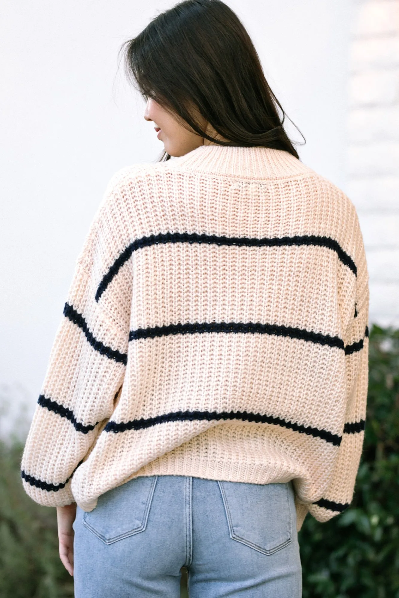 Trina Oversized Striped Sweater