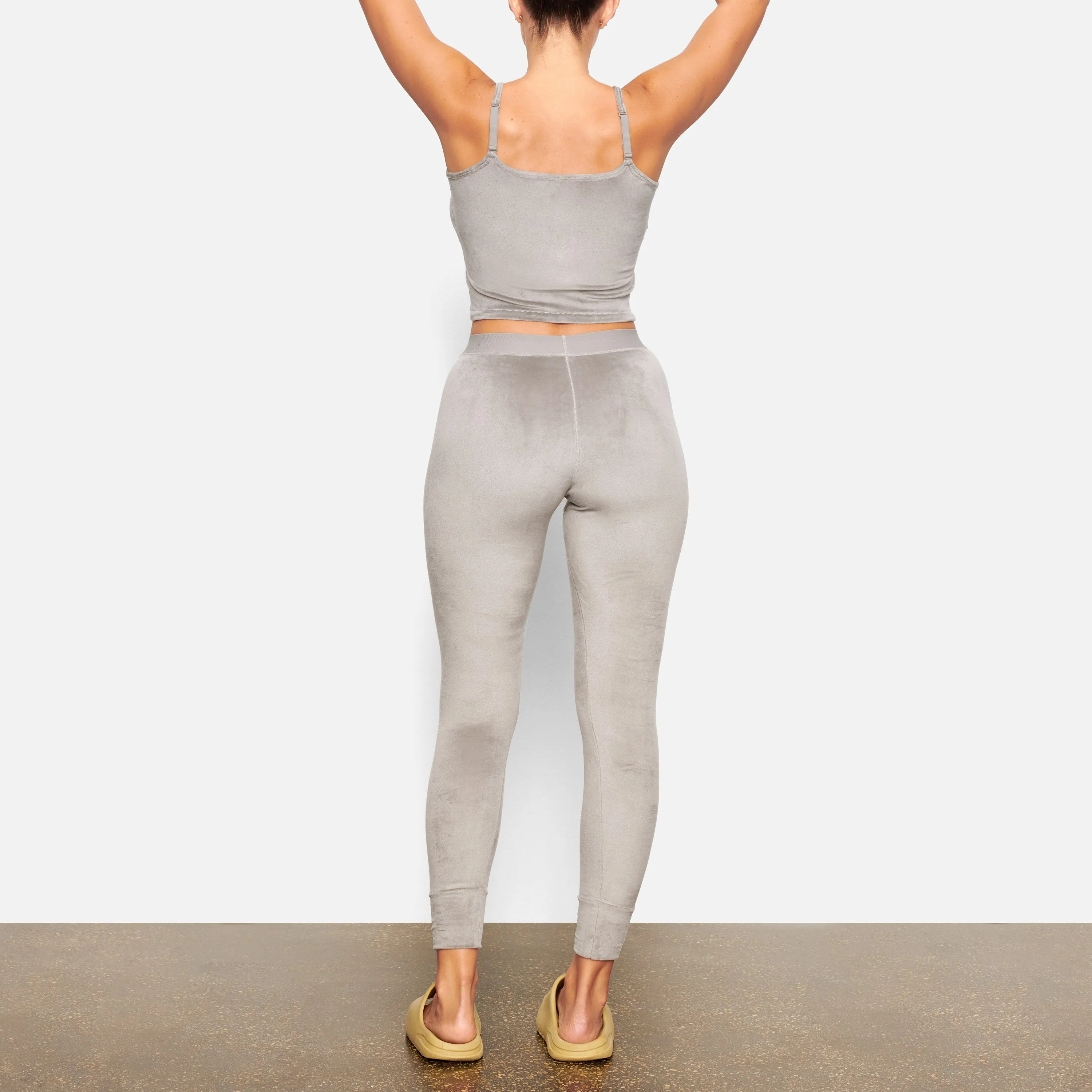 VELOUR LEGGING | SMOKE