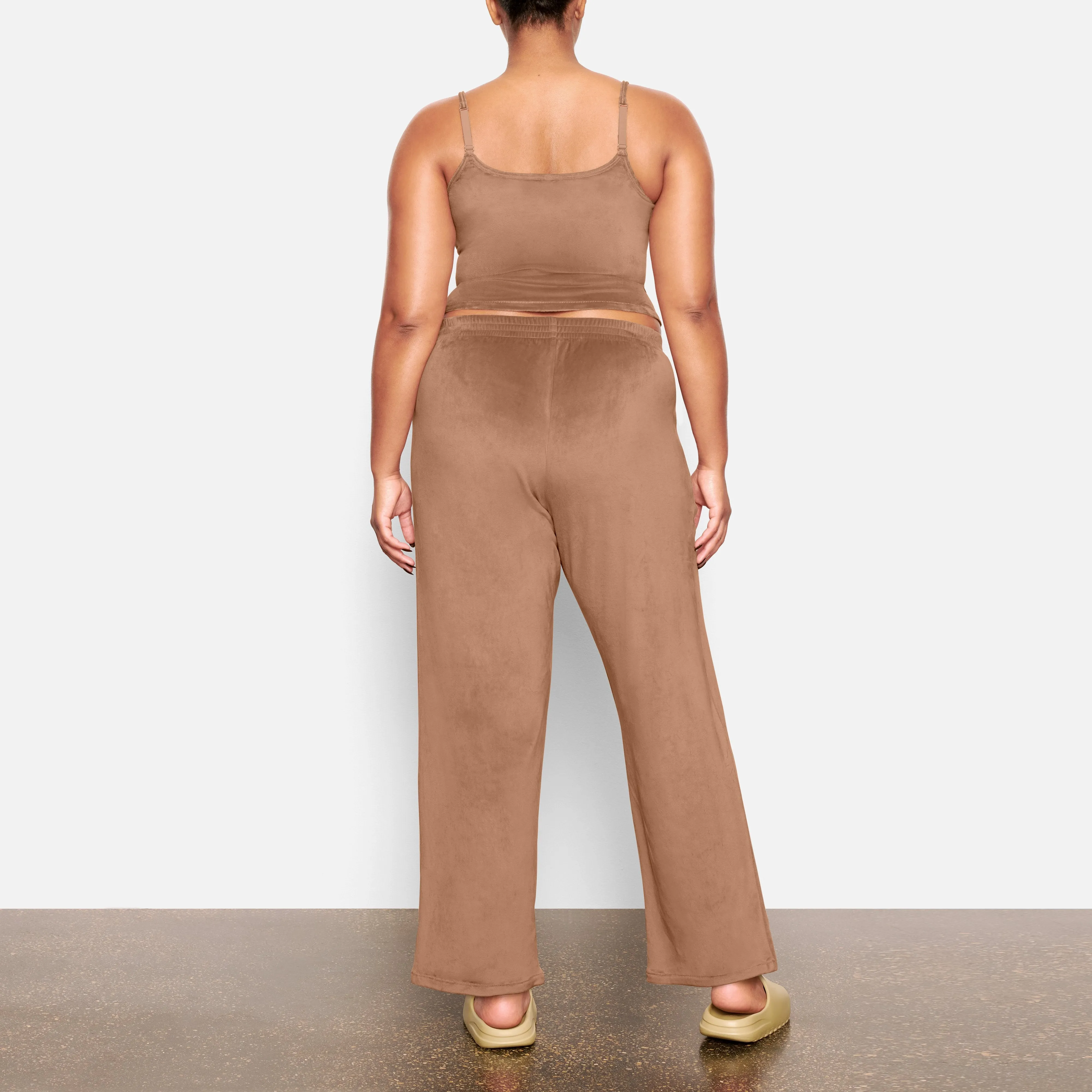 VELOUR TRACK PANT | SIENNA