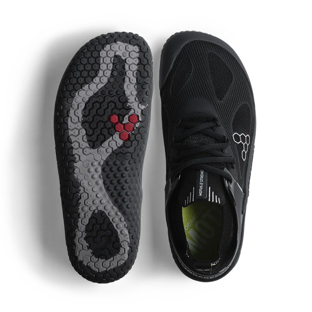 Vivobarefoot Motus Strength Mens Obsidian/Grey