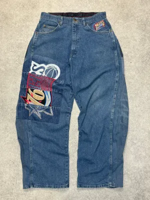 VT Rework :  NBA Wide Leg Jeans