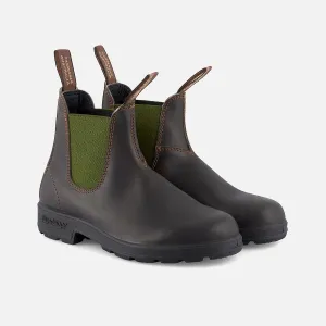 Womens Leather Original Chelsea Boots - Stout Brown/Olive